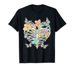 Pastel Goth Heart Ribcage Harajuku Goth Aesthetic Otaku T-Shirt von Buddy Tees