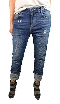 Buena Vista Filippa Stretch Denim| Loose Fit Damen Jeans Hose| Boyfriend Jeans in Destroyed Look S mid Destroyed von Buena Vista