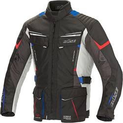 Büse Lago Pro Motorrad Textiljacke (Black/Blue/Red,4XL) von Büse