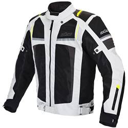 Büse Livorno Meshjacke Motorradjacke hellgrau Herren XL von Büse