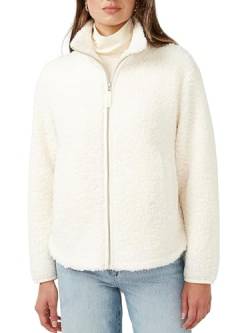 Buffalo David Bitton Caterina Damen Jacke mit durchgehendem Rei verschluss, Marled Haferflocken, M von Buffalo David Bitton