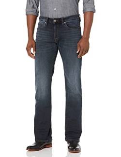 Buffalo David Bitton Herren Slim Boot King Jeans, Knittert und geschliffen, 34W / 32L von Buffalo David Bitton