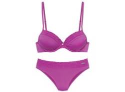 Bügel-Bikini BUFFALO Gr. 38, Cup B, pink (fuchsia) Damen Bikini-Sets Ocean Blue von Buffalo