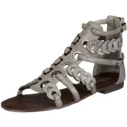 Buffalo 309-5570 tumble brushed pu, Damen Sandalen/Fashion-Sandalen, grau, (grey 01), EU 42 von Buffalo