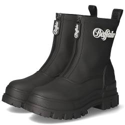 Buffalo Aspha Rain Zip Frauen Gummistiefel schwarz EU38 Polyurethan Streetwear von Buffalo