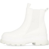 Buffalo Buffalo Aspha Chelsea Boot Mid Damen Vegan Nappa White Ankleboots von Buffalo