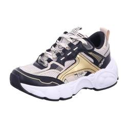 Buffalo Cld Run - Schwarz/Beige/Gold Kunstleder 36 EU von Buffalo