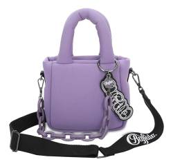 Buffalo Damen Boxy04 Neoprene Lilac Handtasche von Buffalo