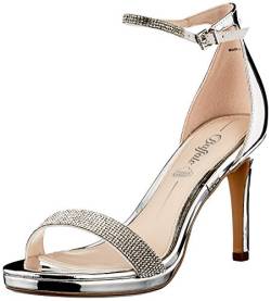 Buffalo Damen Monroe 2 Sandale mit Absatz, Silver, 37 EU von Buffalo