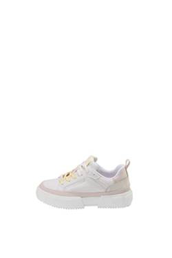 Buffalo Damen RSE Fox LO Sneaker, White/Rose/Yellow, 37 EU von Buffalo