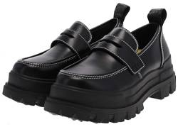 Buffalo Damen Schuhe ASPHA Loafer Schwarz Loafer 39 EU von Buffalo