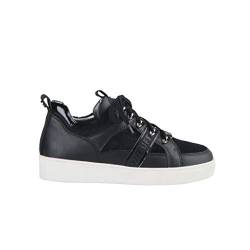 Buffalo Damen Sneaker Catcher, Frauen Low Top Sneaker, Halbschuh strassenschuh schnürschuh sportschuh Plateau-Sohle,Schwarz(Black),41 EU / 7 UK von Buffalo