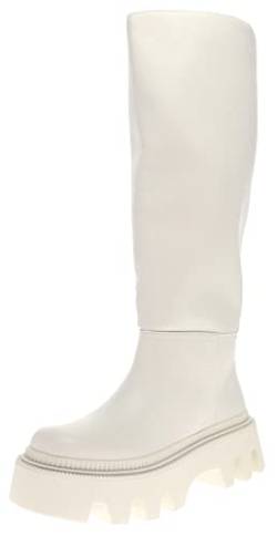 Buffalo Flora Boot - Vegan Nappa - Cream Kunstleder 39 EU von Buffalo