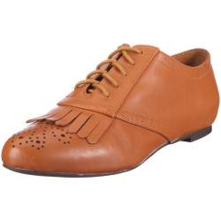 Buffalo London 210-1267 NCP Silk Leather TAN 01 115238, Damen Halbschuhe, Braun (TAN 01), EU 36 von Buffalo