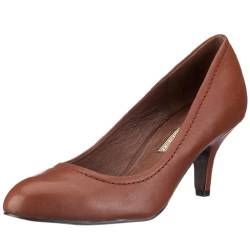 Buffalo London Damen 107-1079 Baby Bill Leather Pumps, Braun/Brown 01, 36 von Buffalo