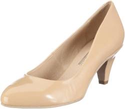 Buffalo London Damen 110-7909 PATENT PU Pumps, Beige/Natural 40, 38 von Buffalo