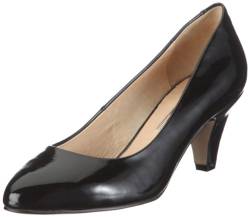 Buffalo London Damen 110-7909 PATENT PU Pumps, Schwarz/Black 01, 41 von Buffalo