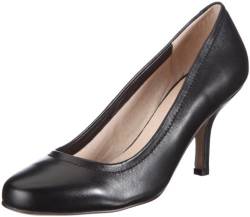 Buffalo London Damen 111-677 Kid Leather Pumps, Schwarz/Black 01, 40 von Buffalo