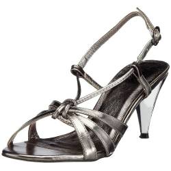 Buffalo Met Pu 218849, Damen Sandalen/Fashion-Sandalen, grau, (pewter 01), EU 39 von Buffalo