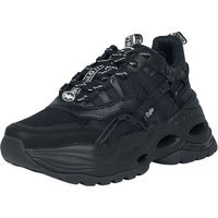 Buffalo Sneaker - Triplet Hollow Vegan Nappa - EU36 bis EU41 - für Damen - Größe EU38 - schwarz von Buffalo