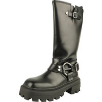 Buffalo Stiefel - Nabu Harness Boot - EU36 bis EU41 - für Damen - Größe EU37 - schwarz von Buffalo