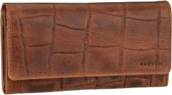 Bugatti Nevio Ladies Long Wallet With Flap  in Cognac (0.7 Liter), Geldbörse von Bugatti