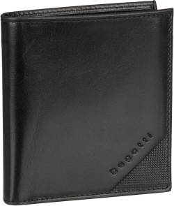 Bugatti Nobile Vertical Wallet Small with Flap  in Schwarz (0.3 Liter), Geldbörse von Bugatti