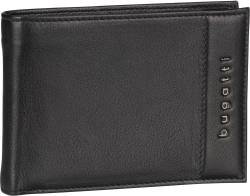 Bugatti Nome Horizontal Wallet with Flap II  in Schwarz (0.3 Liter), Geldbörse von Bugatti