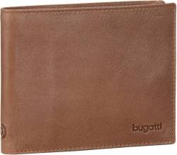 Bugatti Volo Coin Wallet 9 Kartenfächer  in Cognac (0.3 Liter), Geldbörse von Bugatti