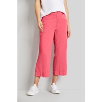 Leinenhose aus hochwertigem Baumwoll-Leinen-Mix in pink von Bugatti