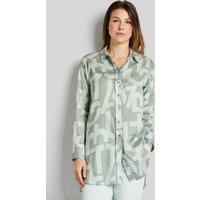 Printbluse aus reiner Baumwolle in mint von Bugatti