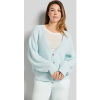 Strickjacke mit V-Ausschnitt in mint von Bugatti