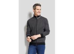 Sweatjacke BUGATTI Gr. 4XL, lila (brombeere) Herren Sweatjacken von Bugatti