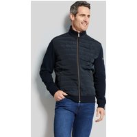 Sweatjacke mit Querstepp in marine von Bugatti