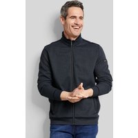 Sweatshirtjacke mit Eingrifftaschen in marine von Bugatti