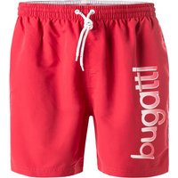 bugatti Herren Badeshorts rot Mikrofaser Mit Prints von Bugatti