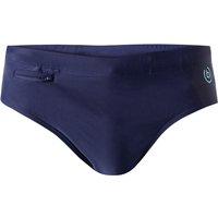 bugatti Herren Badeslip blau Mikrofaser unifarben von Bugatti