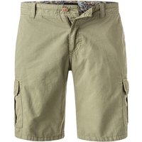 bugatti Herren Cargoshorts grün Baumwolle von Bugatti