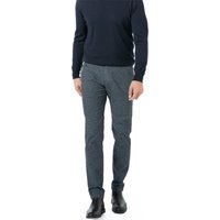 bugatti Herren Chino blau Baumwolle gemustert von Bugatti