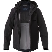 bugatti Herren Jacke blau Mikrofaser unifarben von Bugatti