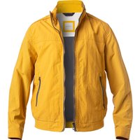 bugatti Herren Jacke gelb Mikrofaser unifarben von Bugatti