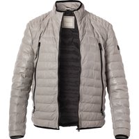 bugatti Herren Lederjacke grau Lammleder unifarben von Bugatti