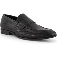 bugatti Herren Slipper schwarz Leder von Bugatti