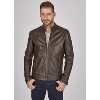 bugatti Lederjacke Apollo mit Schultersteppung und Reißverschlüssen von Bugatti