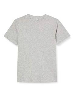 Build Your Brand Boys BY116-Kids Basic Tee T-Shirt, Heather Grey, 110/116 von Build Your Brand