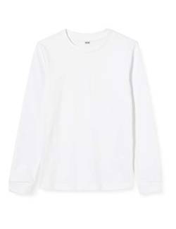 Build Your Brand Boys Kids Longsleeve T-Shirt, White, 134/140 von Build Your Brand