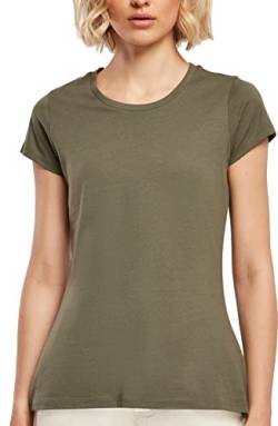 Build Your Brand Damen BB012-Ladies Basic Tee T-Shirt, Olive, XXL von Build Your Brand