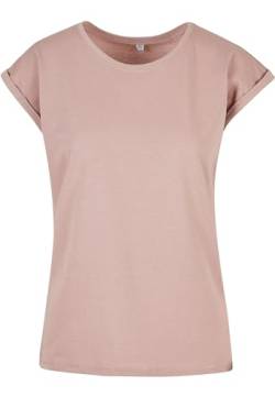 Build Your Brand Damen BY021-Ladies Extended Shoulder Tee T-Shirt, duskrose, XS von Build Your Brand