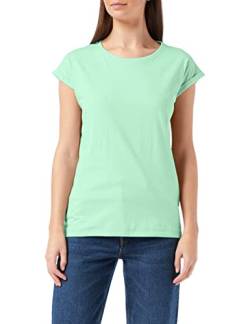 Build Your Brand Damen Ladies Extended Shoulder Tee T-Shirt, neo Mint, M von Build Your Brand