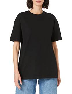 Build Your Brand Damen BY149-Ladies Oversized Boyfriend Tee T-Shirt, Schwarz, 4XL von Build Your Brand